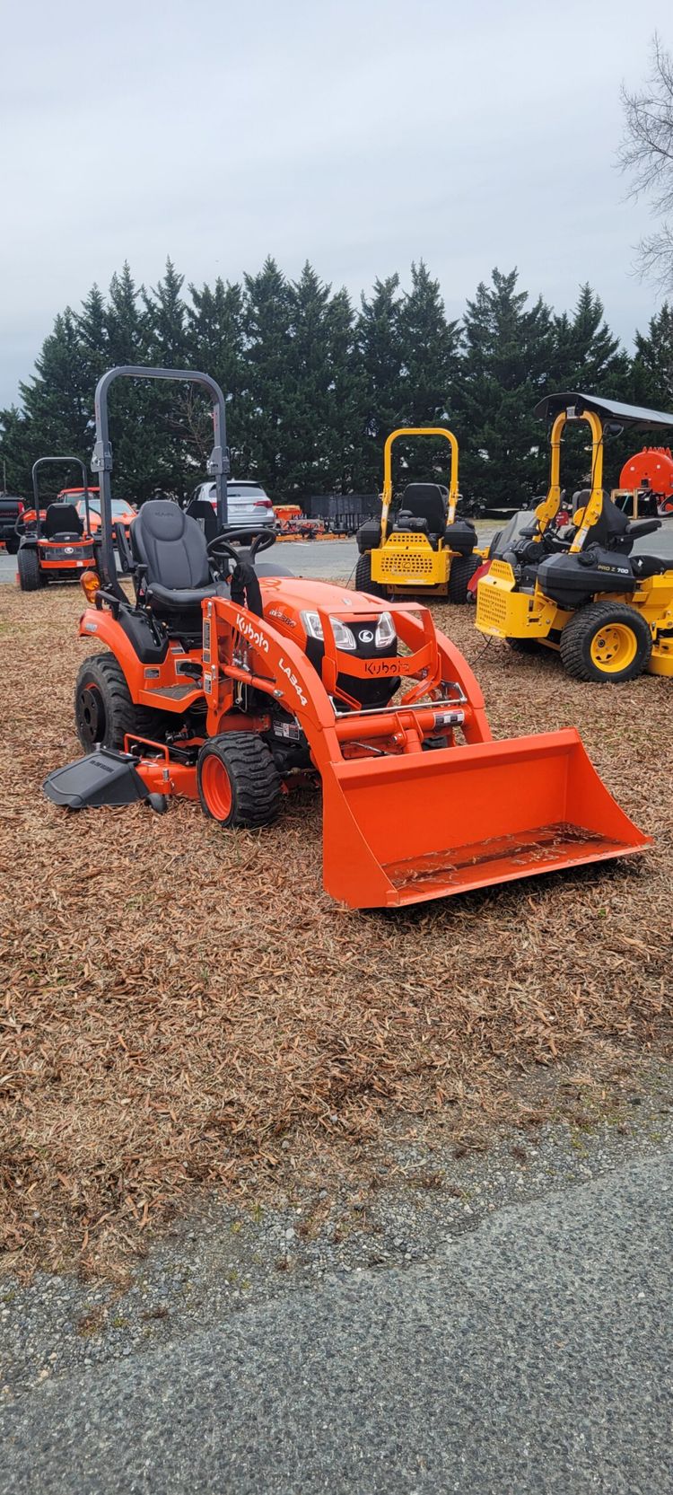 Kubota BX2380 with 60in Belly Mower